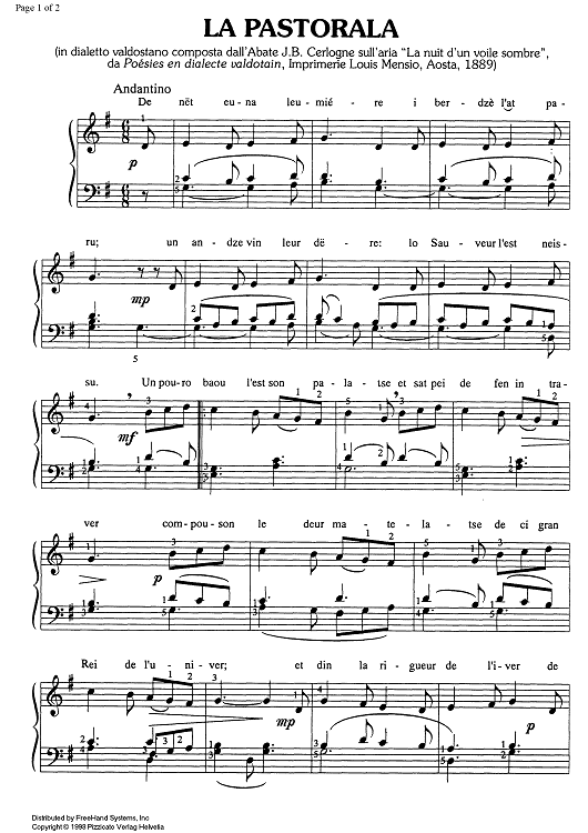 La pastorala (Val d'Aosta)