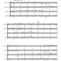 Hornpipe from "Water Music Suite #2" - Score
