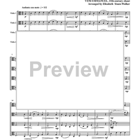 A Viola Christmas for Viola Quartet - Score