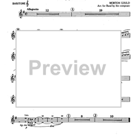 Pavanne (from Symphonette No. 2) - Baritone TC