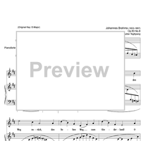 O wüsst' ich doch den Weg zurück Op.63 No. 8