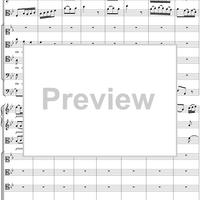 Chorus from Cantata no. 122  ("Das neugebor'ne Kindelein") - Full Score