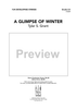 A Glimpse of Winter - Score