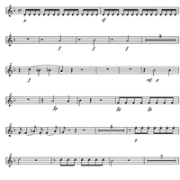 Der Hölle Rache kocht in Meinen Herzen from Die Zauberflöte KV620 - B-flat Cornet 2