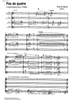 Pas de quatre (3 impromptus) - Score