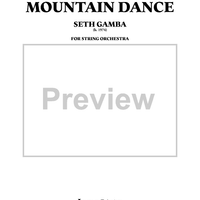 Mountain Dance - Score