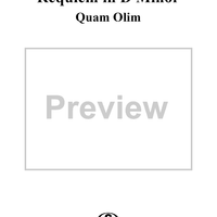 Requiem in D Minor, No. 5: Quam Olim