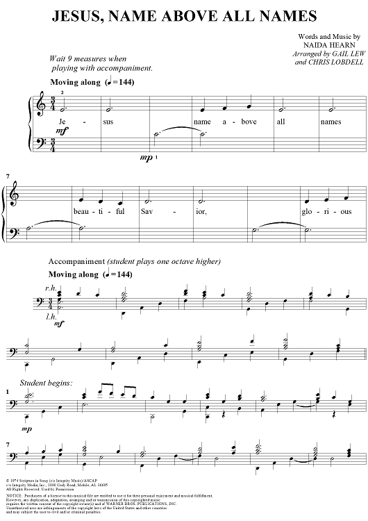 Jesus, Name Above All Names