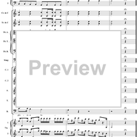 Mass No. 18 in C Minor, No. 10: Sanctus - Full Score