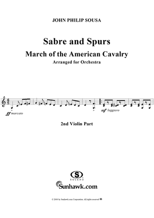 Sabre and Spurs - Violin 2