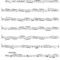 Suite in E Minor Op. 1, No. 6 - Viola da gamba