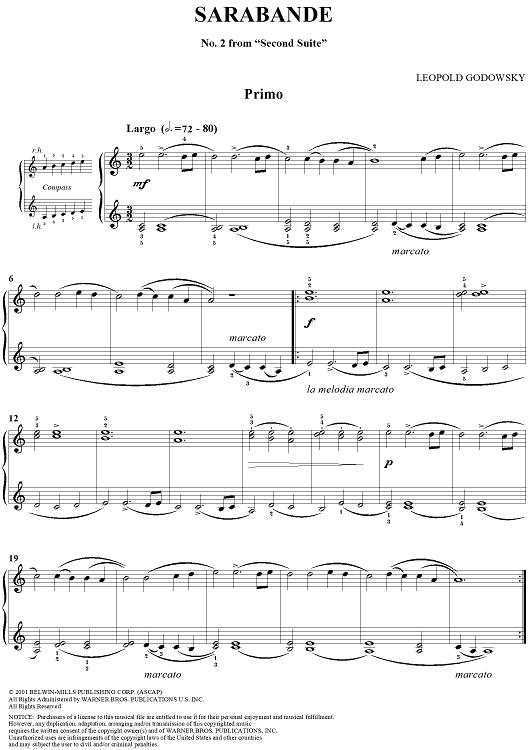 Second Suite, No. 2: Sarabande