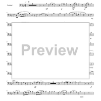 Two Madrigals, Vol. 5 - from Morley's "First Book of Madrigals to 4 Voices" (1594) - Trombone 3