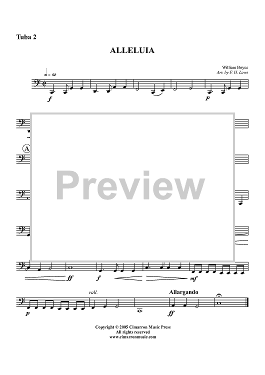 Alleluia - Tuba 2