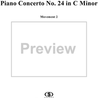 Piano Concerto No. 24 in C Minor, K491, Movt. 2