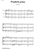 Prophetia prima - Score
