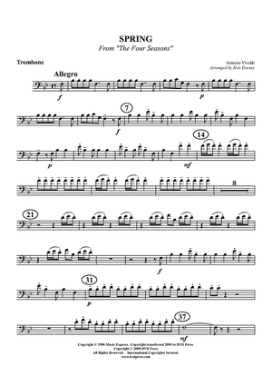 Spring from "The Four Seasons" - Trombone