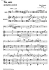 Tre Pezzi - Score