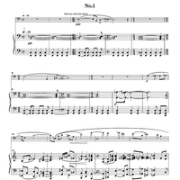 Preludes for Trombone No.1-5 - Piano Score