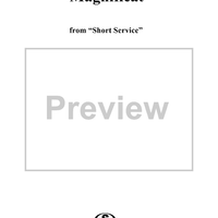 Magnificat - No. 8 from "Short Service"