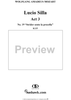 Recitative and Aria: Strider sento la procella, No. 19 from "Lucio Silla", Act 3 - Full Score