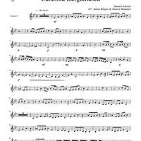 Canzona Bergamasca - Trumpet 3