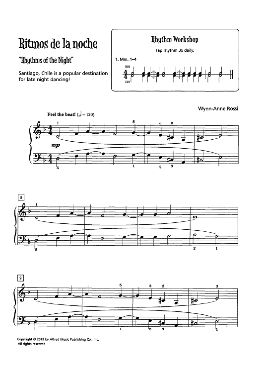 Ritmos de la noche ("Rhythms of the Night")