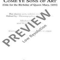 Come Ye Sons Of Art - Score