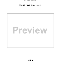 Fidelio, Op. 72, No. 12: "Wie kalt ist es"