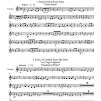 Five Easter Trios - Trumpet 2
