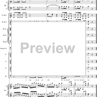 Mass No. 18 in C Minor, No. 11: Osanna - Full Score