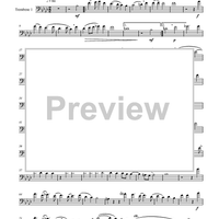 Two Madrigals, Vol. 9 - from Morley's "First Book of Madrigals to 4 Voices" (1594) - Trombone 1