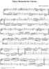 Three Menuetts for Clavier, BWV841-843