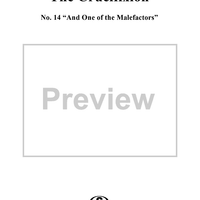 The Crucifixion: No. 14, And One of the Malefactors