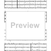 Water Music Suites - Score