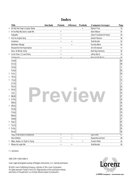 Index - Bonus Material