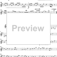 Easy Sonata in G Major for violin and piano - Violin 1