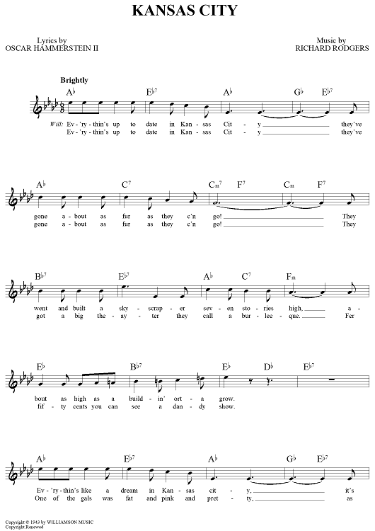 Kansas City Sheet Music For Lead Sheet Sheet Music Now kansas-city-sheet-music-for-lead-sheet-sheet-music-now