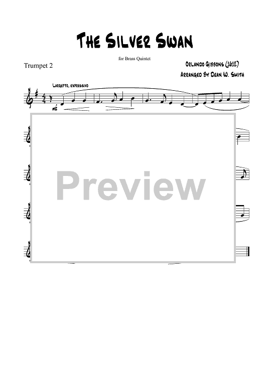 The Silver Swan - Trumpet 2