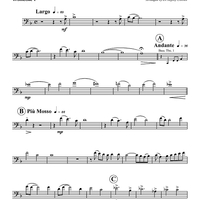 Oh Bury Me Not On The Lone Prairie - Trombone 1