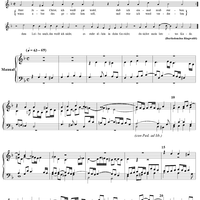 Chorale Preludes, Part II, Tod und Begräbnis, 30. Herr Jesu Christ, ich weiß gar wohl