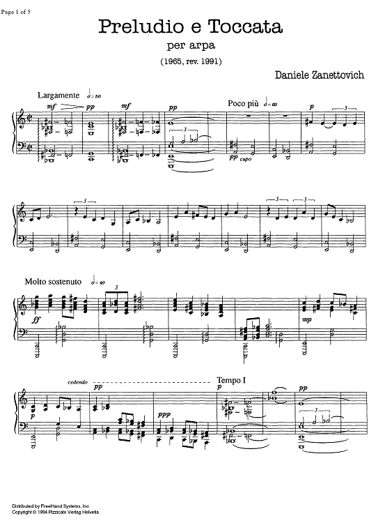 Preludio and Toccata