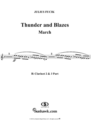 Thunder and Blazes March (Entry of the Gladiators) - Clarinets 2 & 3