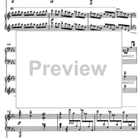 Theme and Variations Op.139 - Score