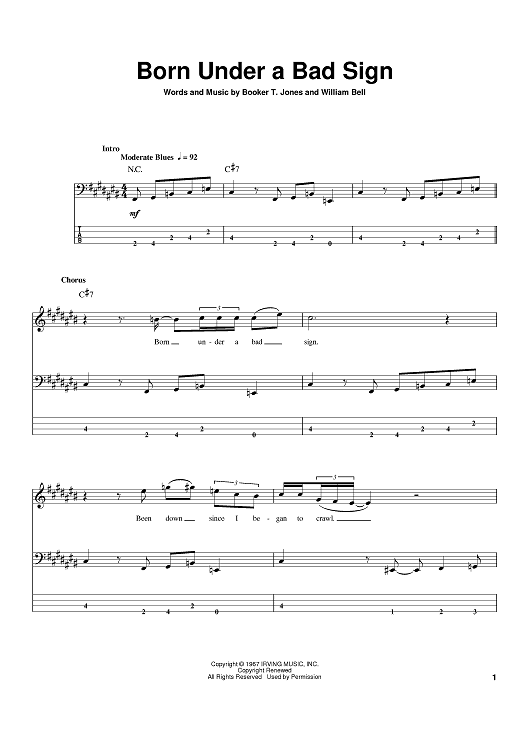 Born Under A Bad Sign