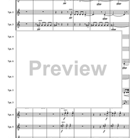 Music for Six Trumpets - Score