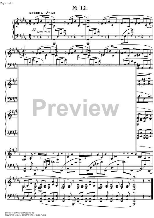 Prelude Op.11 No.12