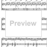 Terzetto No. 4 - Score