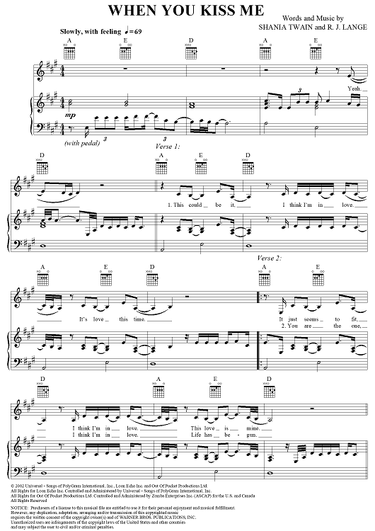 When You Kiss Me