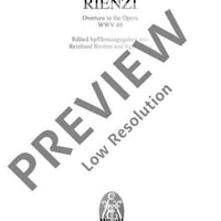 Rienzi - Full Score